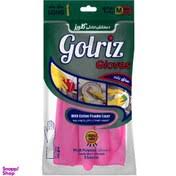 دستکش ساق بلند سایز بزرگ گلریز